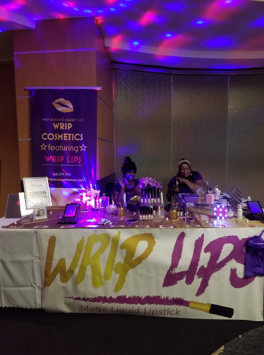 WRIP___'s tweet image. Another successful WRIP LIPS vendor event at the Edwards Hotel for DJ Rocking Rodney Mack's 15th Annual Steppers Dance 💃🏾 Night Party 🎉 with the fabulous WRIP Queens!!! 💄💄💄💄💄💄💄💄💄💄💄💄💄💄