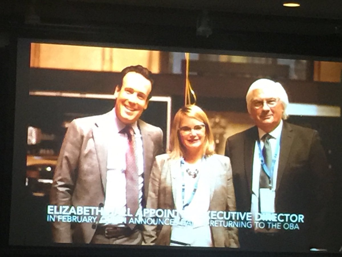 flecklaw's tweet photo. #OBAcouncil thanking outgoing @OBAlawyers pres @QuinnRoss for a great year https://t.co/Qs6wp7FPJF