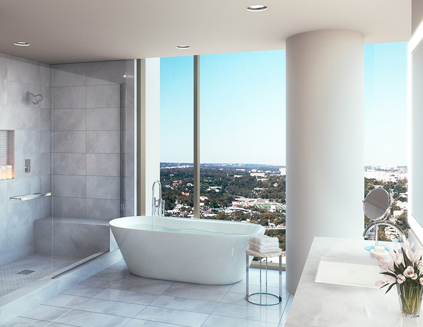 WindroseTower's tweet photo. You've arrived.
Throughout the tower, the tone is set through impeccable service. It begins in the elegant lobby living room, where warm tones of natural stone floors and wood accents complement walls of glass, custom art, and a luxurious fireplace.
#WindroseTower | #Plano https://t.co/lcakvKloMq