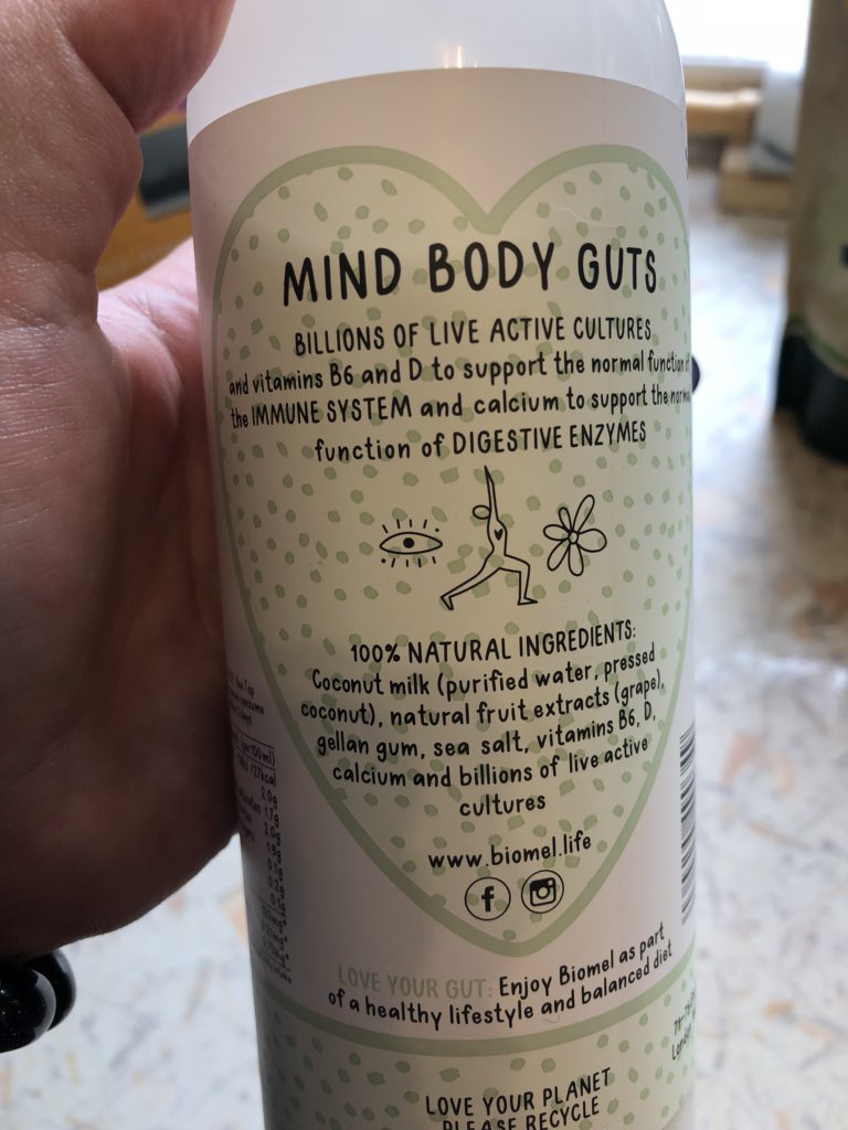 rosebudandraven's tweet photo. So I constantly have problems with my stomach due to the medication I’m on. This stuff has been really helping and it tastes delicious! #biomel #coconut #guthealth #crps #Fibromyalgia #chronicpain https://t.co/54cnVSZEk4