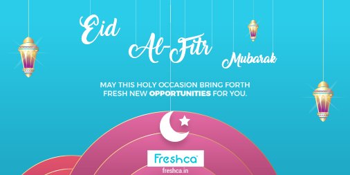 FreshcaOfficial's tweet photo. Rejuvenate your spirit on this auspicious day. Freshca wishes you a prosperous Eid al-Fitr!
#Freshca #EidMubarak #Eid #BeatTheHeat https://t.co/0pJSjZU6jt