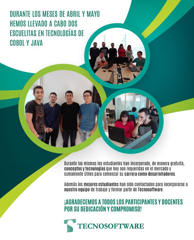 Tecnosoftware's tweet photo. @Tecnosoftware #escuelita #java #cobol https://t.co/8ZRtQicMVo