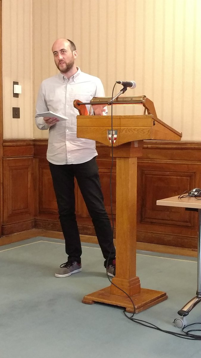 HeresyStudies's tweet photo. Our guest speaker, Daniel Trilling, is discussing his role as editor of THE NEW HUMANIST, a publication of the Rationalist Association. #ISHS18 https://t.co/VdbuUQvn0f