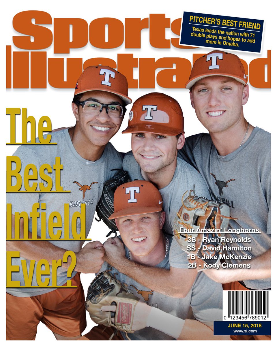 The Horns’ infield defense leads the nation in double plays sooo we thought we’d do a little refresher. 👀🤘