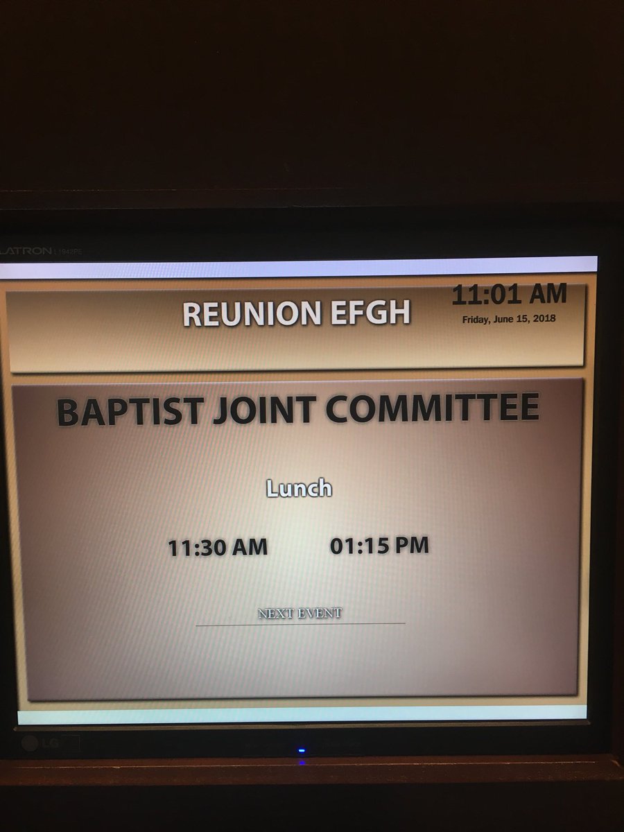BJContheHill's tweet image. #RLCLunch tickets can be picked up outside Reunion Ballroom at #cbfassembly.