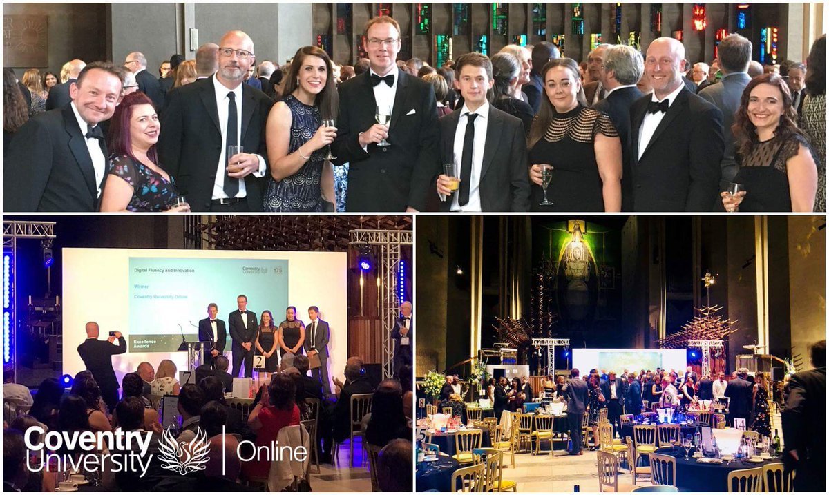 Coventry University Online (@covonline) on Twitter photo We are proud to have won the Digital Fluency and Innovation Award at the Coventry University Excellence Awards last night! <a href="/covcampus/">Coventry University</a> #CovOnlineteam We are proud to have won the Digital Fluency and Innovation Award at the Coventry University Excellence Awards last night! <a href="/covcampus/">Coventry University</a> #CovOnlineteam