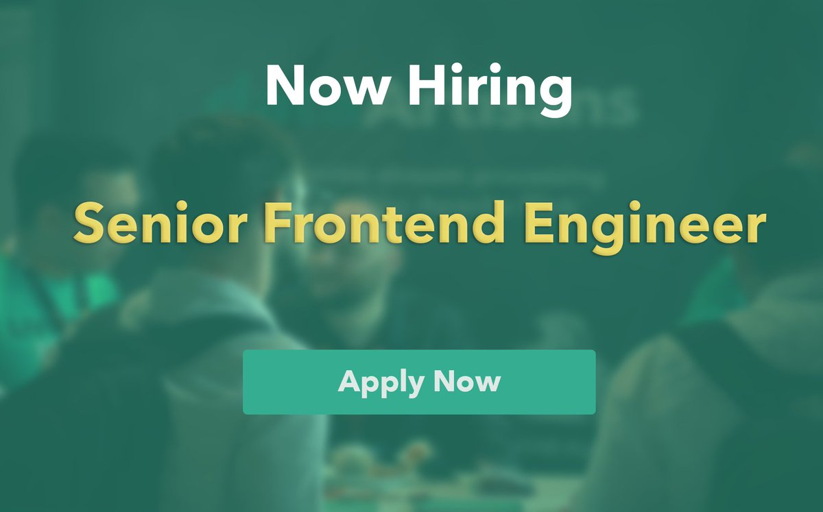 VervericaData's tweet image. We&apos;re looking for an experienced #SeniorFrontendEngineer to join us in Berlin. Apply here to become a part of our team data-artisans.com/career-opening… #NowHiring #Careers #Techjobs