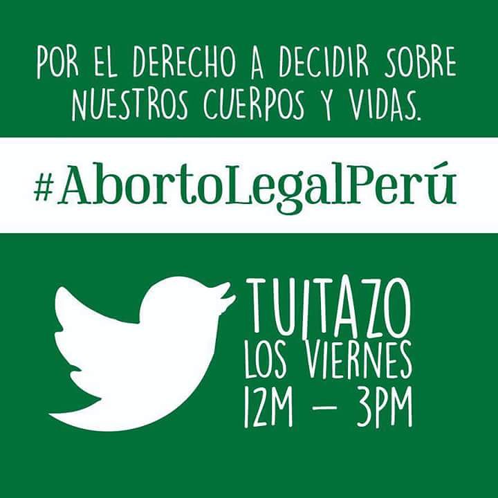 #AbortoLegalPerú o #AtrasoMenstrual