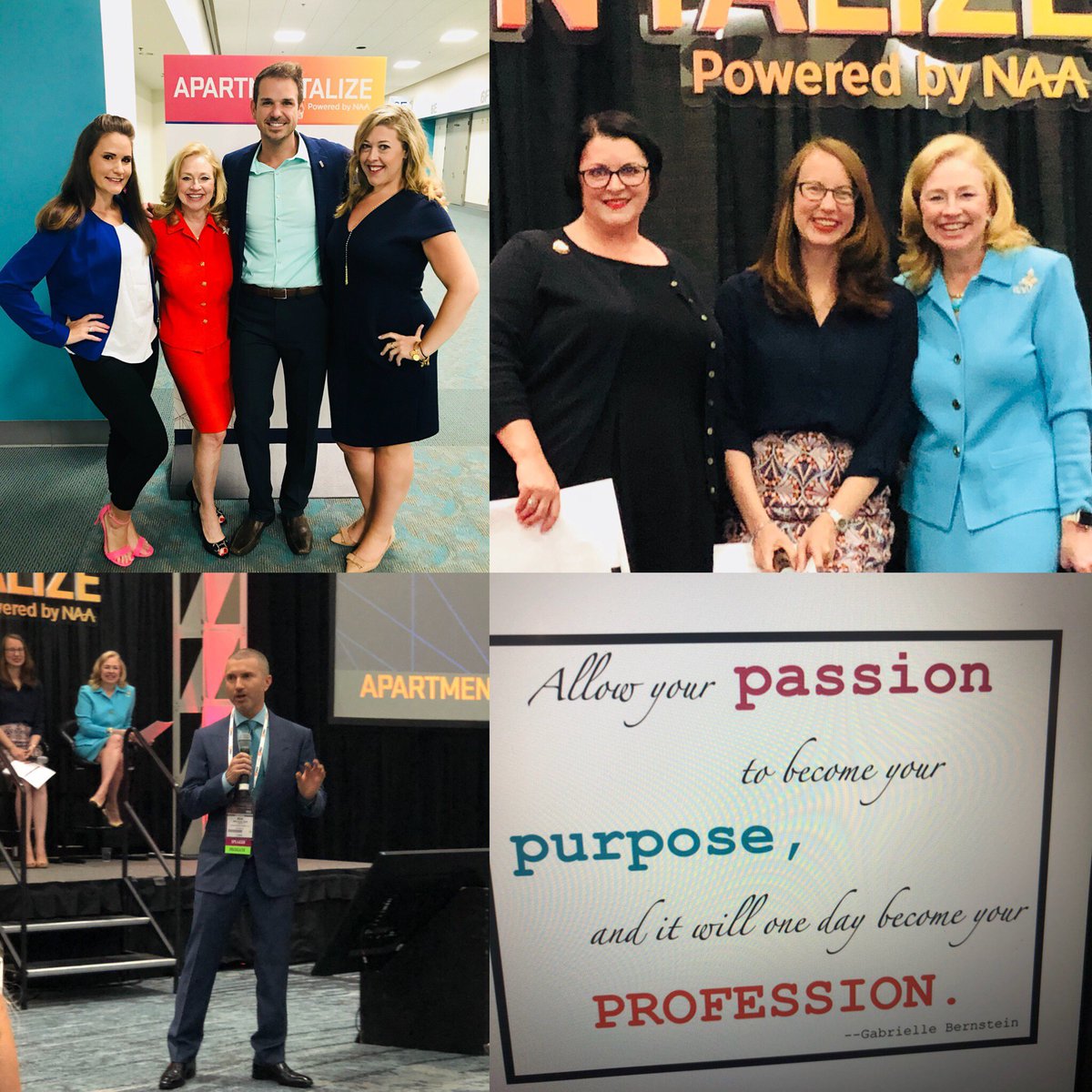 Loved living my passion with great leaders at #apartmentalize 2018. There is no better place to be than with friends who find their calling through their work!!