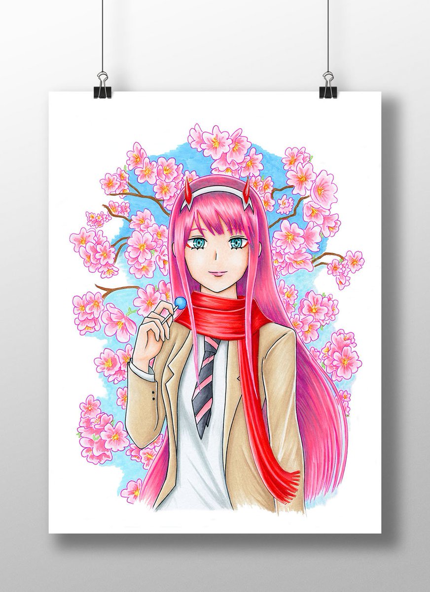 domdrawz's tweet photo. Hi guys! Zero Two Prints are available to be purchased on https://t.co/FxBL6dHorv . You can dm me if you are interested or have any questions 😀 https://t.co/9VBmctNPVJ