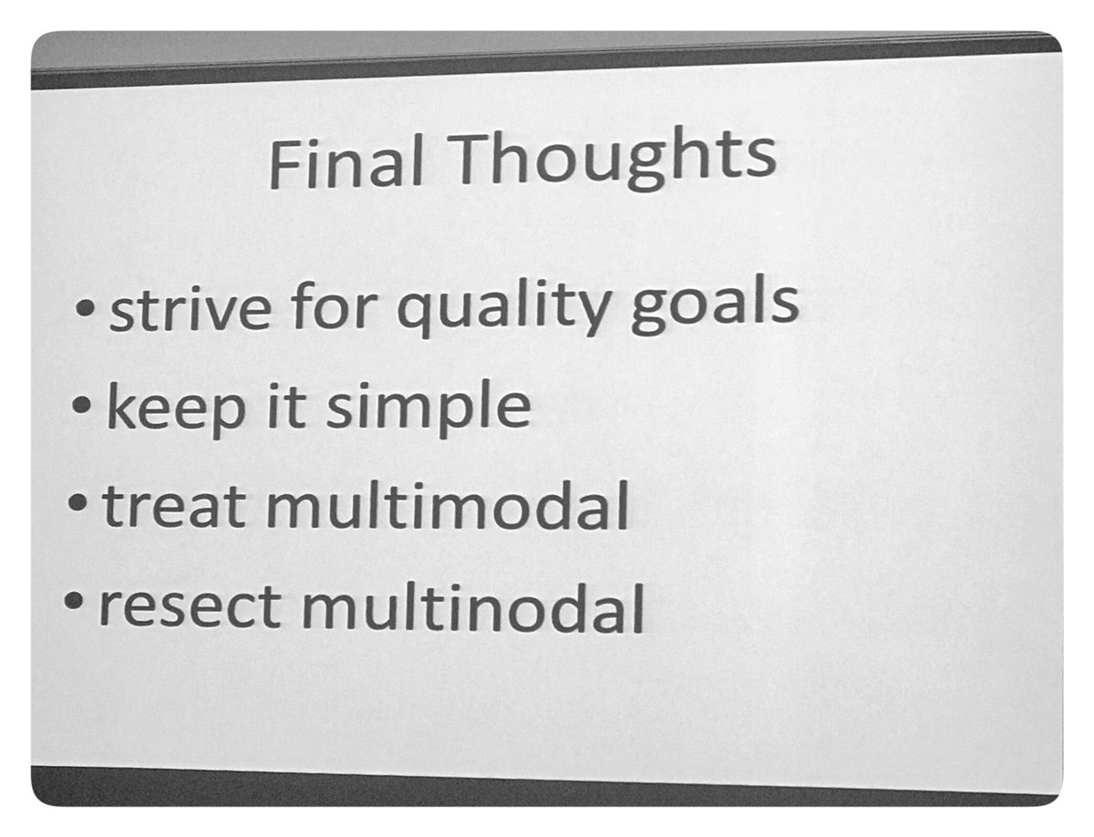 HalletJulie's tweet photo. Words of wisdom about #western #GastricCancer surgical care, by Dr Rod Schwarz from @IndianaUniv #TorontoD2 #multimodal #multinodal https://t.co/GwlJsLeBaE