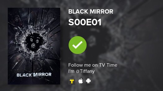 ADDYDDARIO's tweet photo. I've just watched episode S00E01 of Black Mirror! #BlackMirror  #tvtime https://t.co/jFvbWyqr5A https://t.co/bVexQ5bGtm