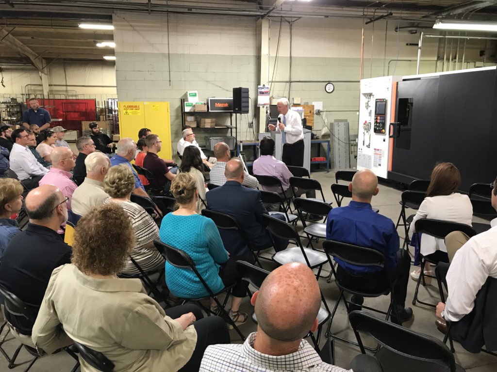 SenRonJohnson's tweet photo. Great visit with Waukesha sheet metal fabricator Mathison Manufacturing this morning. Got to see their investment in new equipment. https://t.co/VRjqHbpMTX