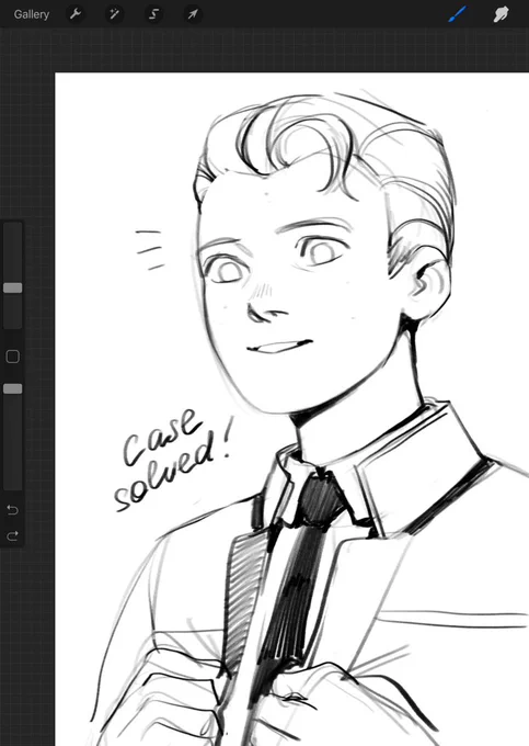 accidentally made a nice brush in procreate 