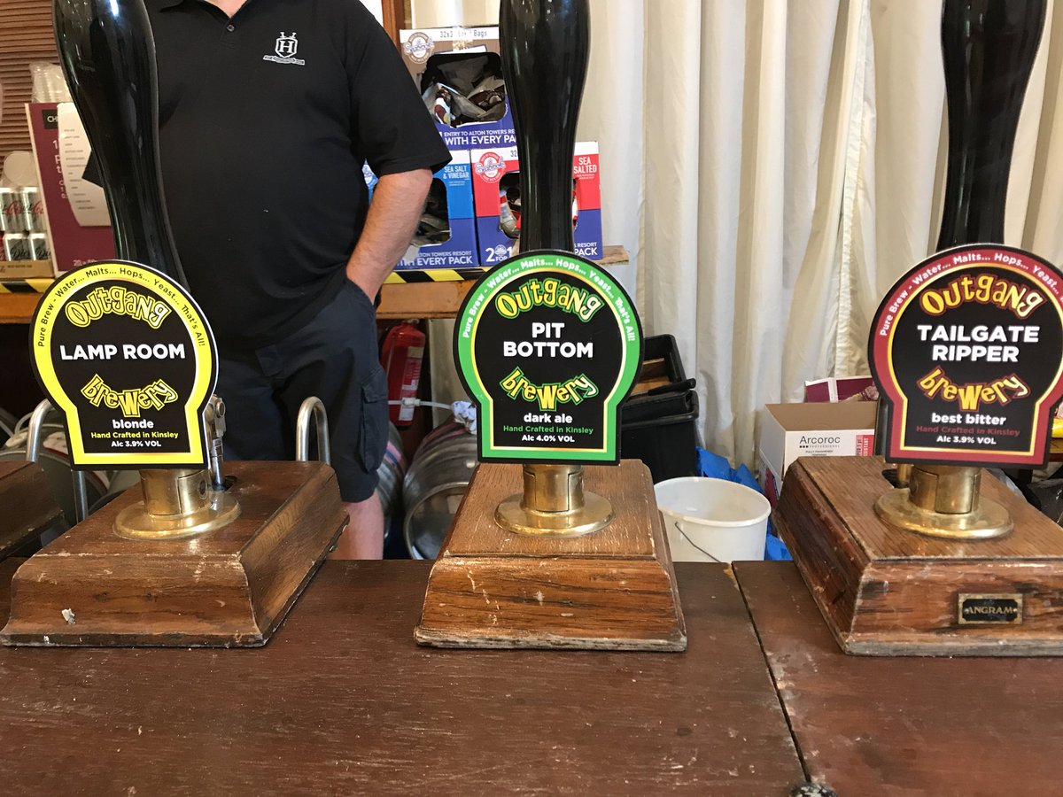 HemsworthAle's tweet photo. Put Bottom, Lamp Room and Tailgate Ripper from our neighbours at Outgang Brewery, Kinsley. https://t.co/cGVPRkNAok
