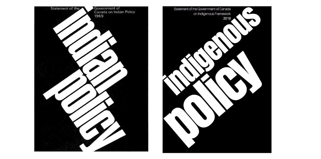 mediaINDIGENA's tweet image. A Trudeau 1969 White Paper was roundly condemned by #FirstNations advocates at the time as a recipe for assimilation: is a Trudeau cooking up a sequel in 2018? 

HEAR why Liberals' "Indigenous Rights" Framework has @Yellowhead_ Institute seeing red mediaindigena.libsyn.com/ep-118-canadas…