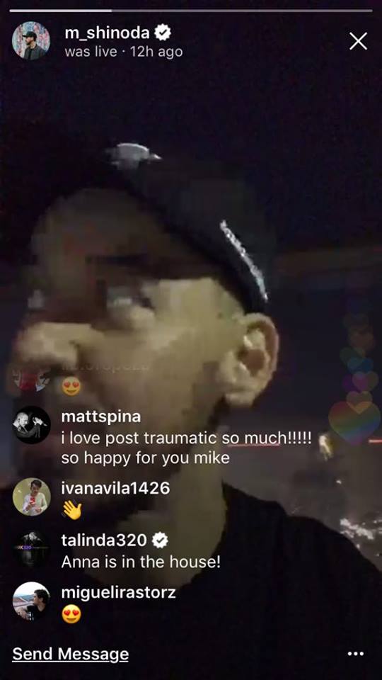 megiTTo_LP's tweet photo. @AnnaShinoda and @TalindaB in the chat during @mikeshinoda 's live π€πβ€οΈ
#PostTraumaticCelebrations #BenNodaGirls ππ₯°π€
#LPFamily #FriendsForever https://t.co/XpwkZbxHzn