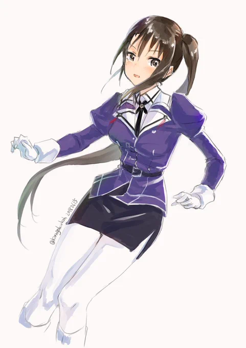 #艦これ版深夜の真剣お絵描き60分一本勝負
#艦これ版真剣お絵描き60分一本勝負_20180615
#那智 