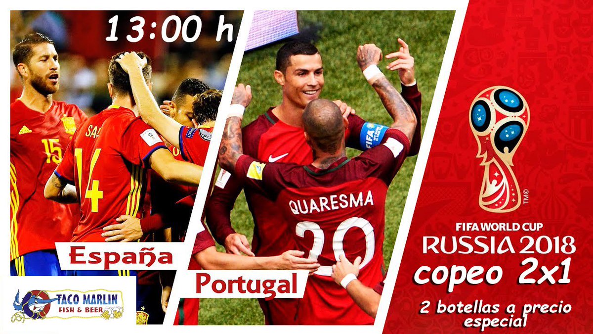 TacoMarlinSJR's tweet photo. Español vs Portugarl
Taco Marlin te lo trae en directo.
Una disculpa por no poder convencer a la FIFA de que México jugar mas tarde. 
#PromoViernes https://t.co/YGJKESihIw