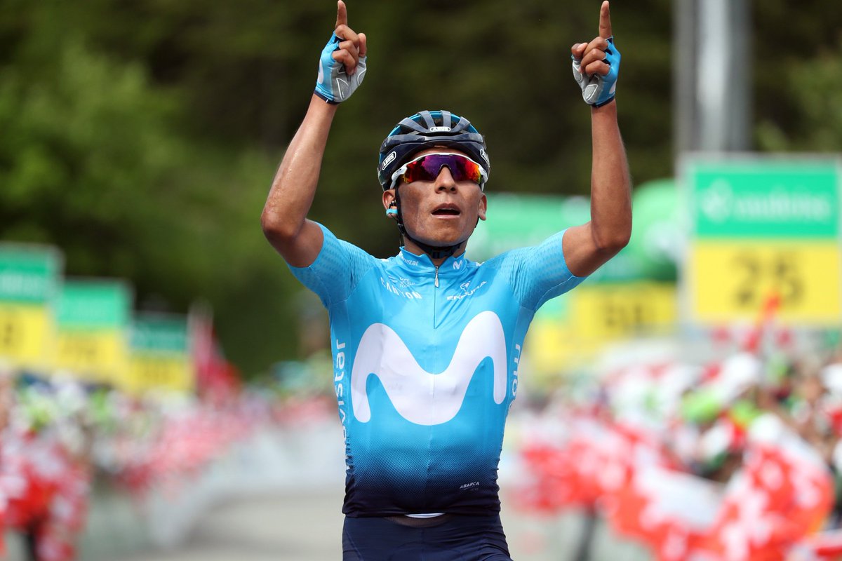 PelotonMag's tweet photo. #TourdeSuisse Nairo Quintana s'impose en solitaire ! Il revient a 17" de Porte au général.
#RDO2018 Victoire au sprint de Clément Venturini devant Bouhanni qui reste leader.
#DDHH18 Victoire en solitaire et en costaud de Kris Neilands !
#TourofSlovenia Uran fait coup double. https://t.co/vHPNMSrLti