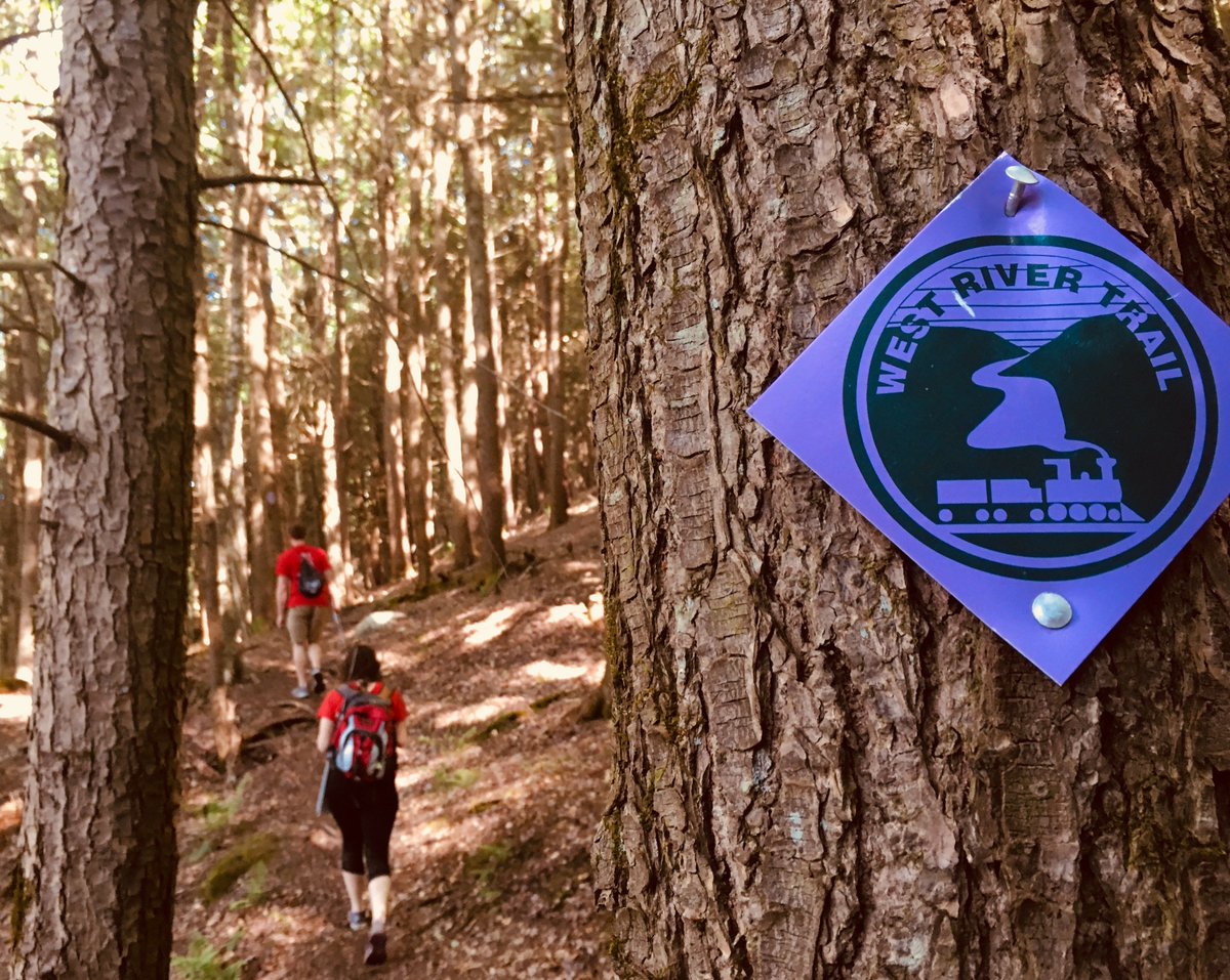 VTAmeriCorps's tweet photo. Walk 11 miles in our shoes and you will know how good it feels to serve! Blessed with sunny skies, #stunning views, @VTAmeriCorps members got together to help out at the annual West River Trail Run to benefit The Collaborative. #GOmonth2018 #serveoutdoors #getthingsdone #Vermont https://t.co/sY1jDC77Zx