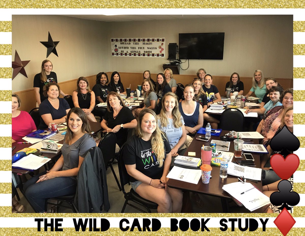 This morning was so powerful!! Thank you to all of our awesome <a href="/WarnerCFISD/">Warner Elementary</a> teachers for all of discussions on the book, The Wild Card!! ♣️