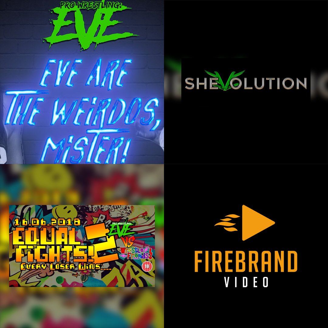 FirebrandVideo's tweet photo. We've been a little quiet on social media as of late, but that doesn't mean we haven't been producing some amazing live event video content! Thanks to @ProWrestlingEVE and @SHEvolutionWres for having us last weekend, whilst tomorrow brings us @XWAUK #EqualFights #Firebranded https://t.co/eAIoeZIw2b
