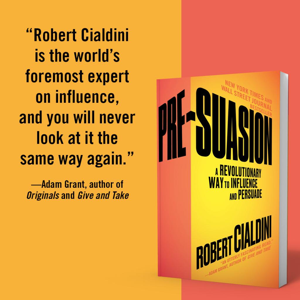 SimonBooks's tweet image. .@RobertCialdini&apos;s acclaimed bestseller, #Presuasion, is now available in paperback!  Learn more here: bit.ly/2LZ2zzE