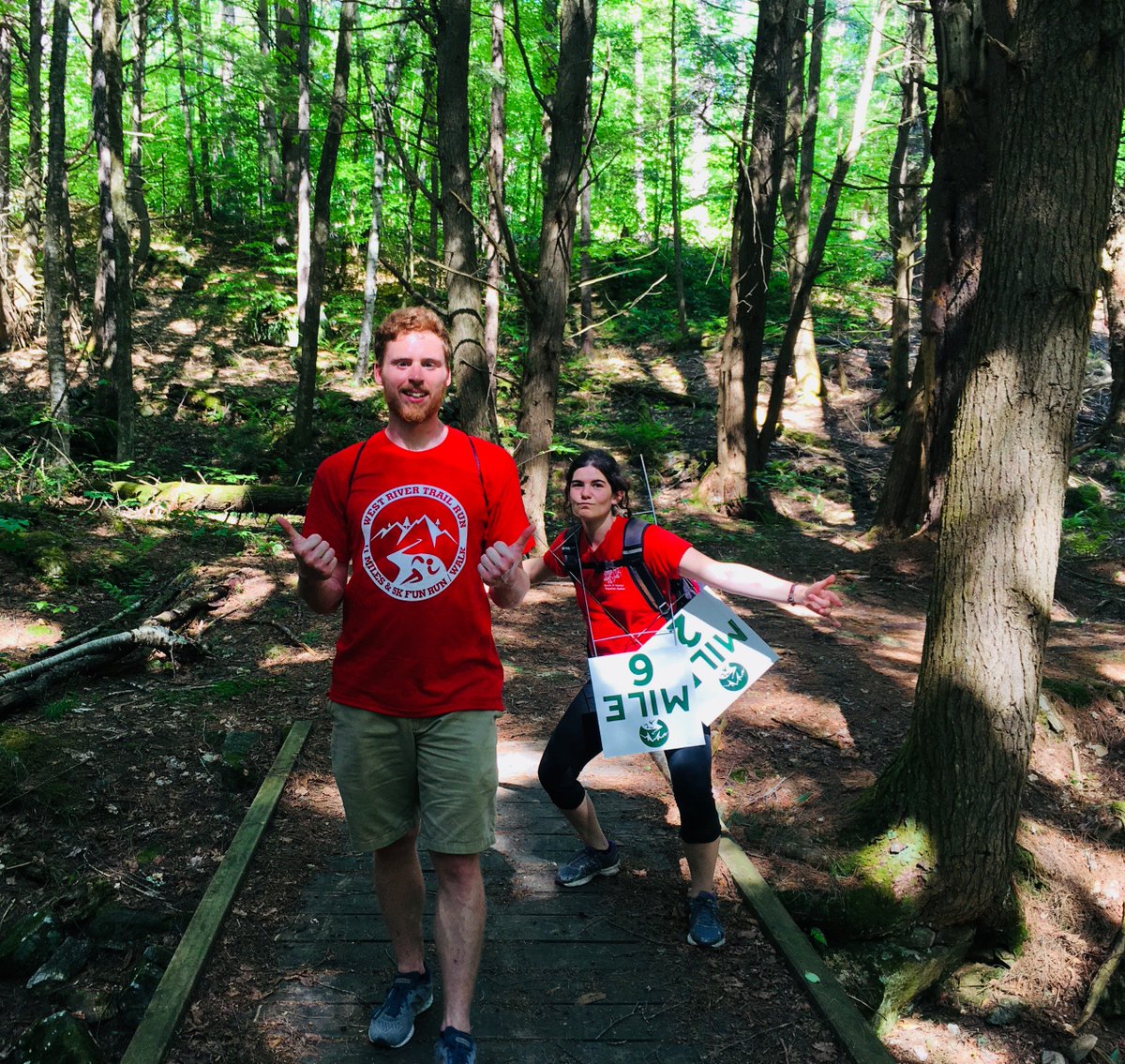 VTAmeriCorps's tweet photo. Walk 11 miles in our shoes and you will know how good it feels to serve! Blessed with sunny skies, #stunning views, @VTAmeriCorps members got together to help out at the annual West River Trail Run to benefit The Collaborative. #GOmonth2018 #serveoutdoors #getthingsdone #Vermont https://t.co/sY1jDC77Zx