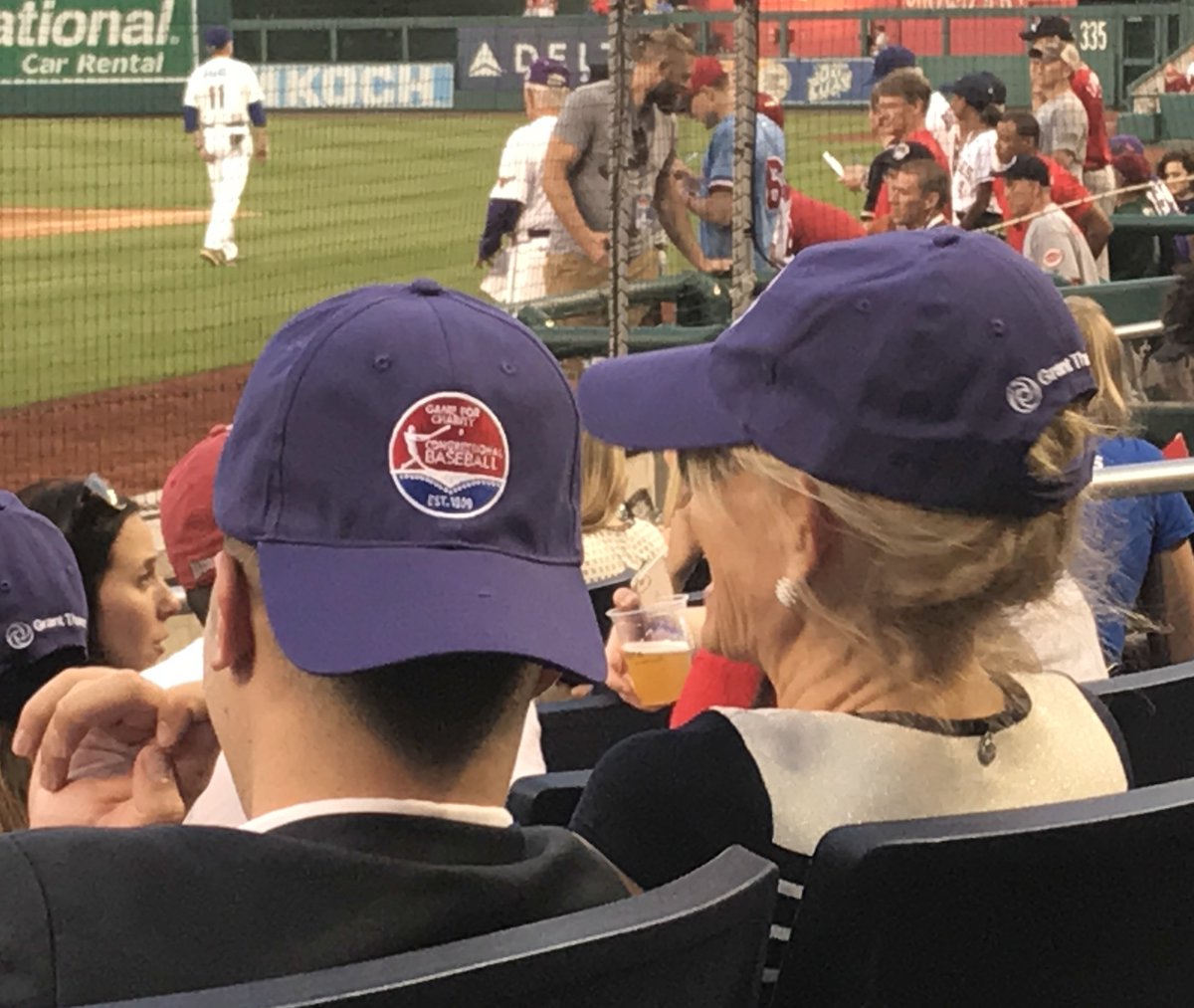 HamrickMM's tweet photo. What a great night of baseball, camaraderie and charitable giving at annual Congressional Baseball Game for Charity. Proud sponsors @GrantThornton pleased to have seen so many friends, colleagues and associates having fun on perfect baseball night in D.C. @thehillbaseball #CBG18 https://t.co/Vp3kJTtf33