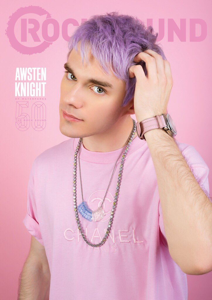 NEW @ROCKSOUND COVER W/ @AWSTEN 💕✨ STOKED TO HAVE ANOTHER MAGAZINE COVER UNDER MY NAME!!! SINCE IVE BEEN ABSENT (HI) IVE BEEN WORKING ON A LOT INCLUDING THIS COVER + SO MUCH MORE COMING SOON.