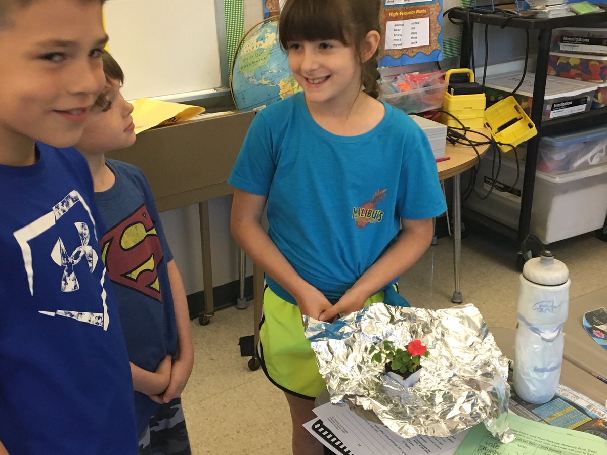 FosterSchoolMTL's tweet photo. 2nd grade STEAM activity: how to crate a transport container to ship flowers! #leboproud #mtlsdsteam https://t.co/PGcOM0WRIg