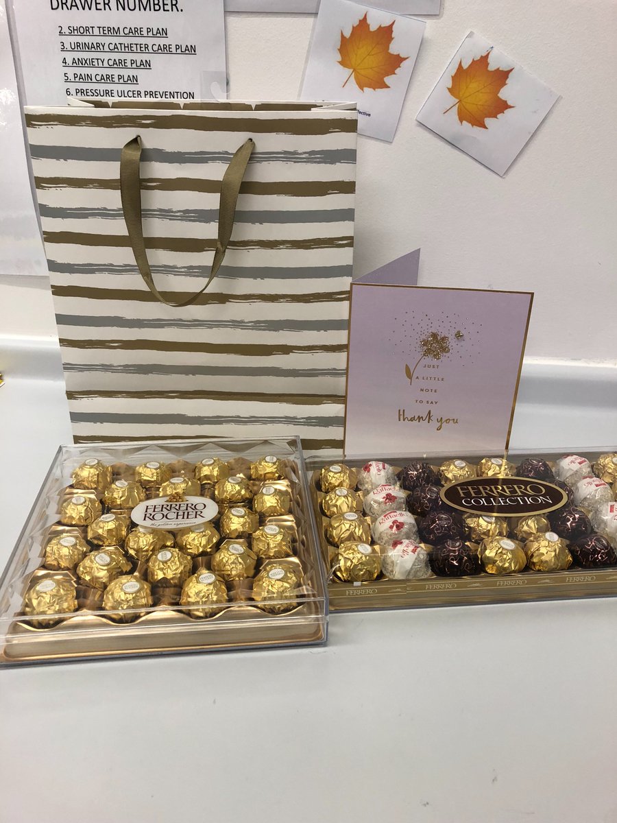 Gastro_ELHT's tweet image. What a lovely gift and card C1 received today from a patient’s family who could not express their thanks and gratitude  enough. The true care and compassion shown by the staff is amazing. #trueteam @EastLancsHosp @Yvonne130377 @MarciaHaworth1 @emlucja