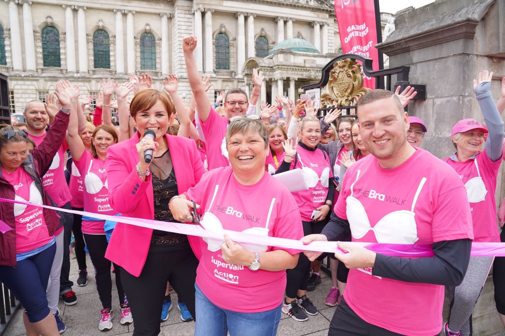 #TheBraWalk what a night! Big thanks to our fabulous fundraisers, walking in support of our life saving breast screening service. Thanks to our Ambassador Nicola for sharing her story, <a href="/SuperValuNI/">SuperValu NI</a> for generously sponsoring the event and <a href="/SportyNeesy/">Denise Watson</a> and <a href="/U105radio/">U105 Radio</a> for hosting!