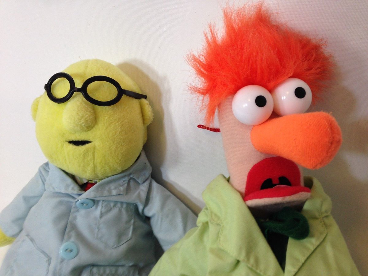 STEEL5757's tweet image. Bunsen Beaker Plush Dolls  ebay.com/itm/Bunsen-Bea…    #toyplush #plushie #plushsize #plushforsell