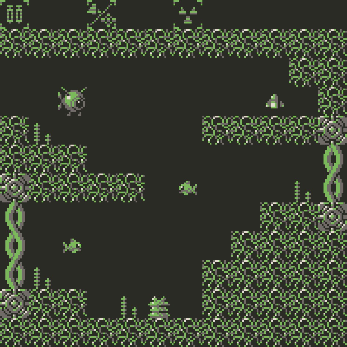 _mkbrowning's tweet photo. So let's start with recent one. Submorphia had to have addon with new levels, color palette and new gameplay mechanics. But quickly I realized that the game in itself is too boring and I can't figure out how to make it better. Also technical difficulties made me abandon it. https://t.co/IJ9RBvgCO5