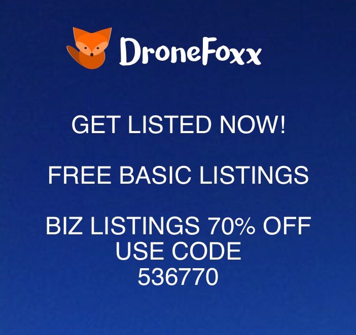 drone_foxx's tweet image. BRAND NEW: The ultimate directory for professional Drone Services - powerful and independent! Make sure your service is listed - register now for free!