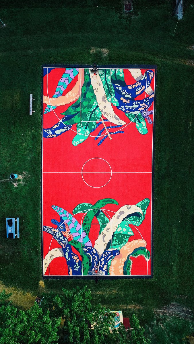 paradocmusic's tweet photo. The Art Works project is complete. Good work @drewvisuals and the fine people of Fort Branch for being DOPE. 🤞🏼 https://t.co/irf8hfLQw0