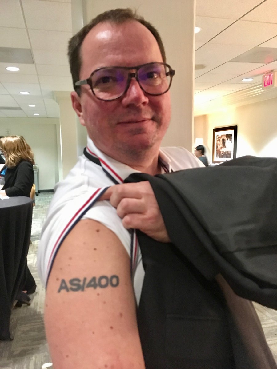 D_Spurway @ericajmitchell @i_ug_uk @TechDataASUK Check it out .. Passion  Extraordinaire! Love the IBM i enthusiasm! I am a card carrying member of  the IBM i passion club ... maybe tattoo is next!, image size:900x1200