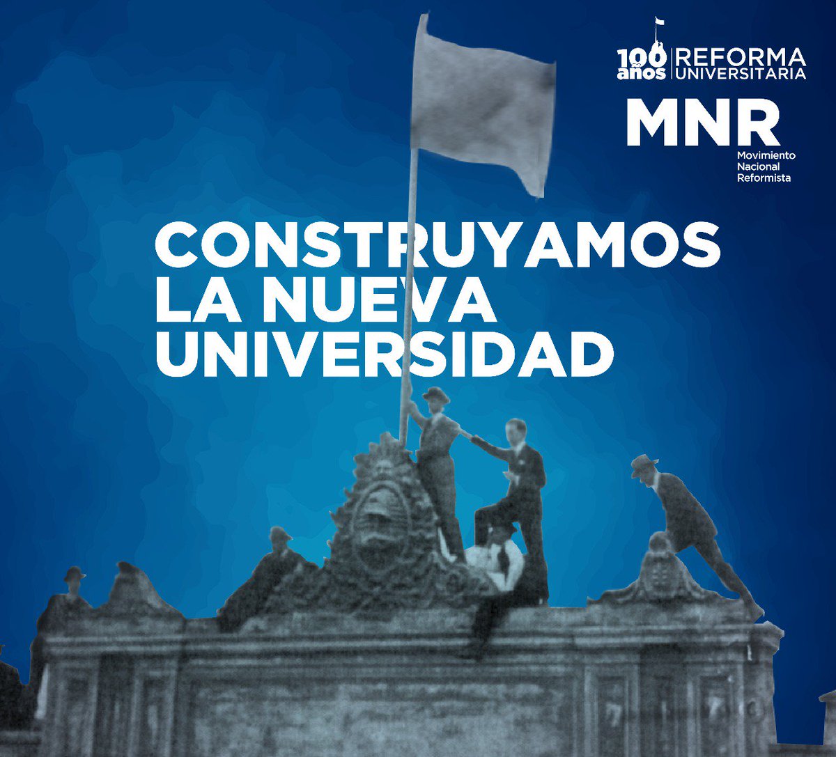 QUE TODA LA EDUCACIÓN SEA UN ACTO DE AMOR A LOS QUE APRENDEN #Los100DeLaReformaUniversitaria.  
Desde el MOVIMIENTO NACIONAL REFORMISTA homenajeamos y conmemoramos la gesta histórica que democratizó y transformó nuestras universidades en argentina, latinoamérica y el mundo.