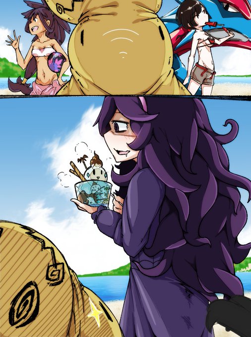 [R-18] 暑そう #ポケモン #ポケモン人間絵 #オカルトマニア #ミミッキュ https://t.co/pOcEs831aC 