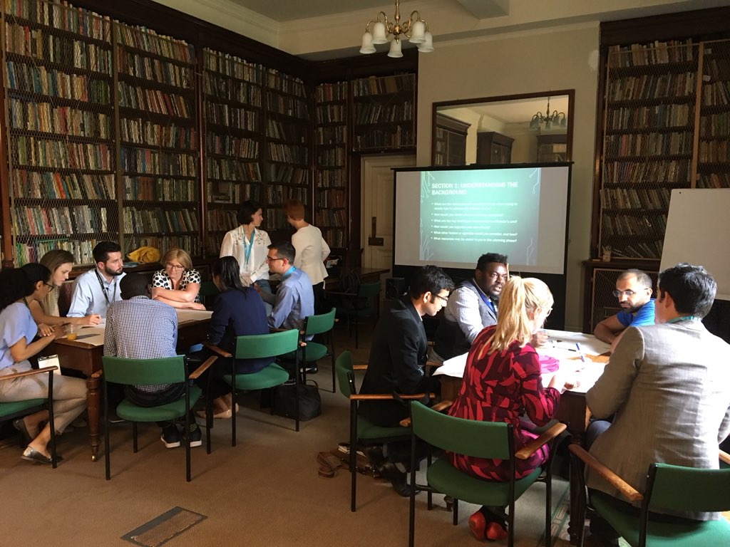 At @RCSnews #GSF2018, @GasocUk led a seminar which immersed us in the simulated task of designing a #healthpartnership - thanks to all for your insights on this challenging but immensely worthwhile mechanism of partnership for the #SDGs