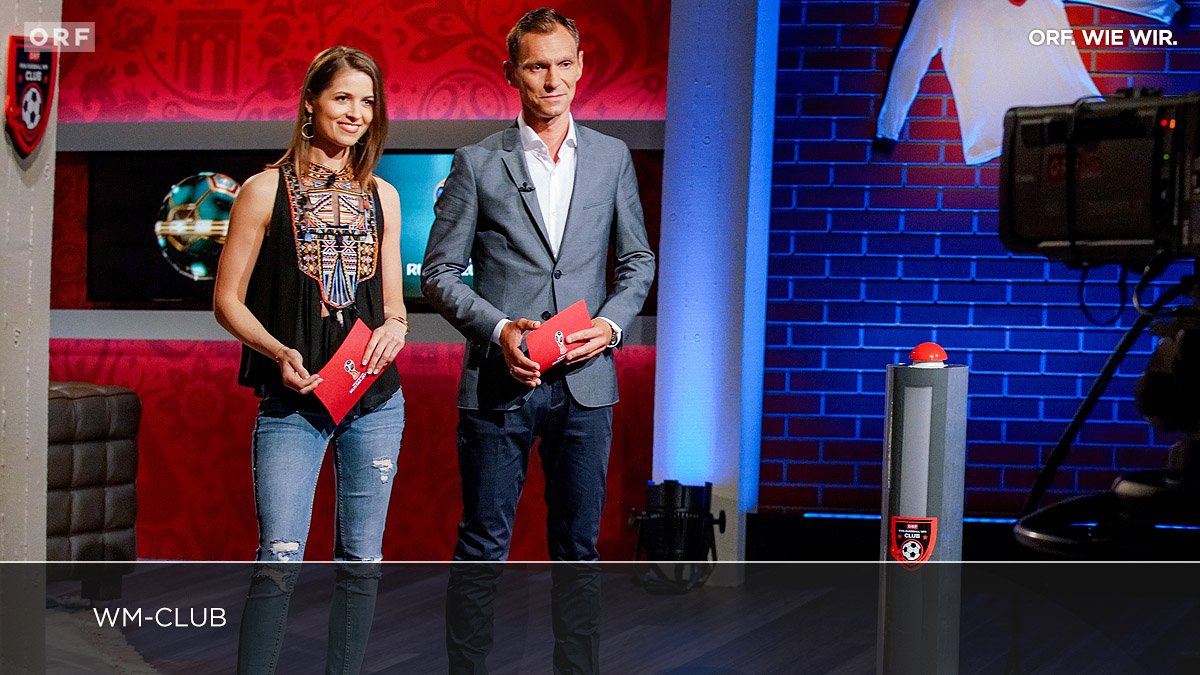 ORF's tweet photo. Der #ORFWMClub mit @Kristina_Inhof und @James_Dien startet um 22.10h in #ORFeins mit einem Torhüter-Gipfel. Zu Gast sind @helgepayer, #JeanMariePfaff und #ManuelaZinsberger. https://t.co/QlhXmVIthA