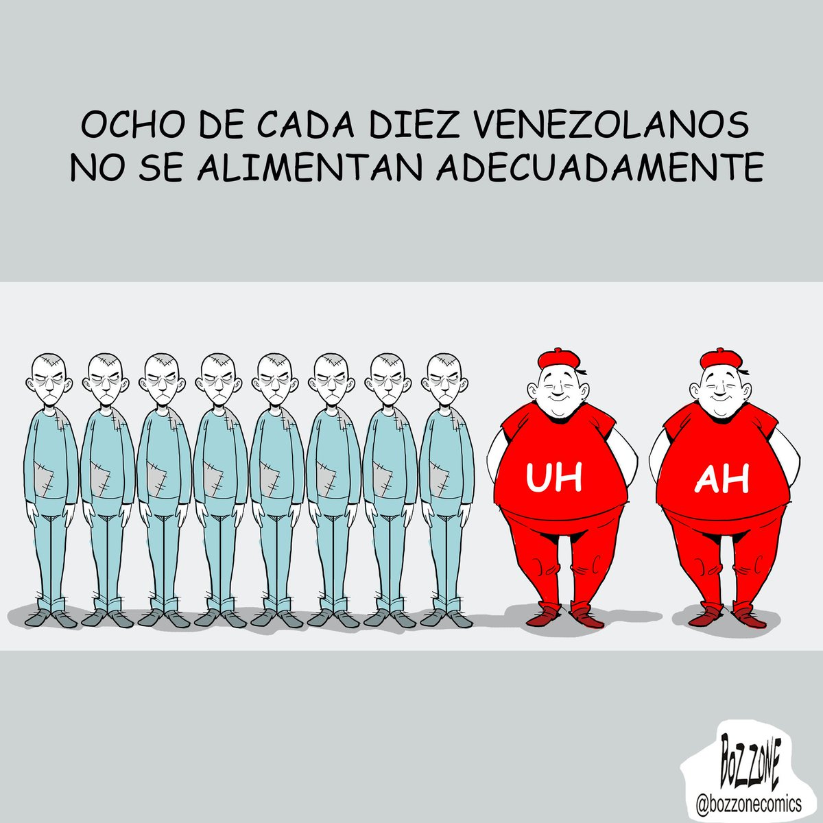 CaricaturasVe's tweet photo. #hambre ocho de cada diez Venezolanos ni se alimentan adecuadamente.
Una imagen vale más que mil palabras. #Venezuela #tirania y #Comunismo
Caricatura de @BOZZONECOMICS https://t.co/opf0HQlC5T