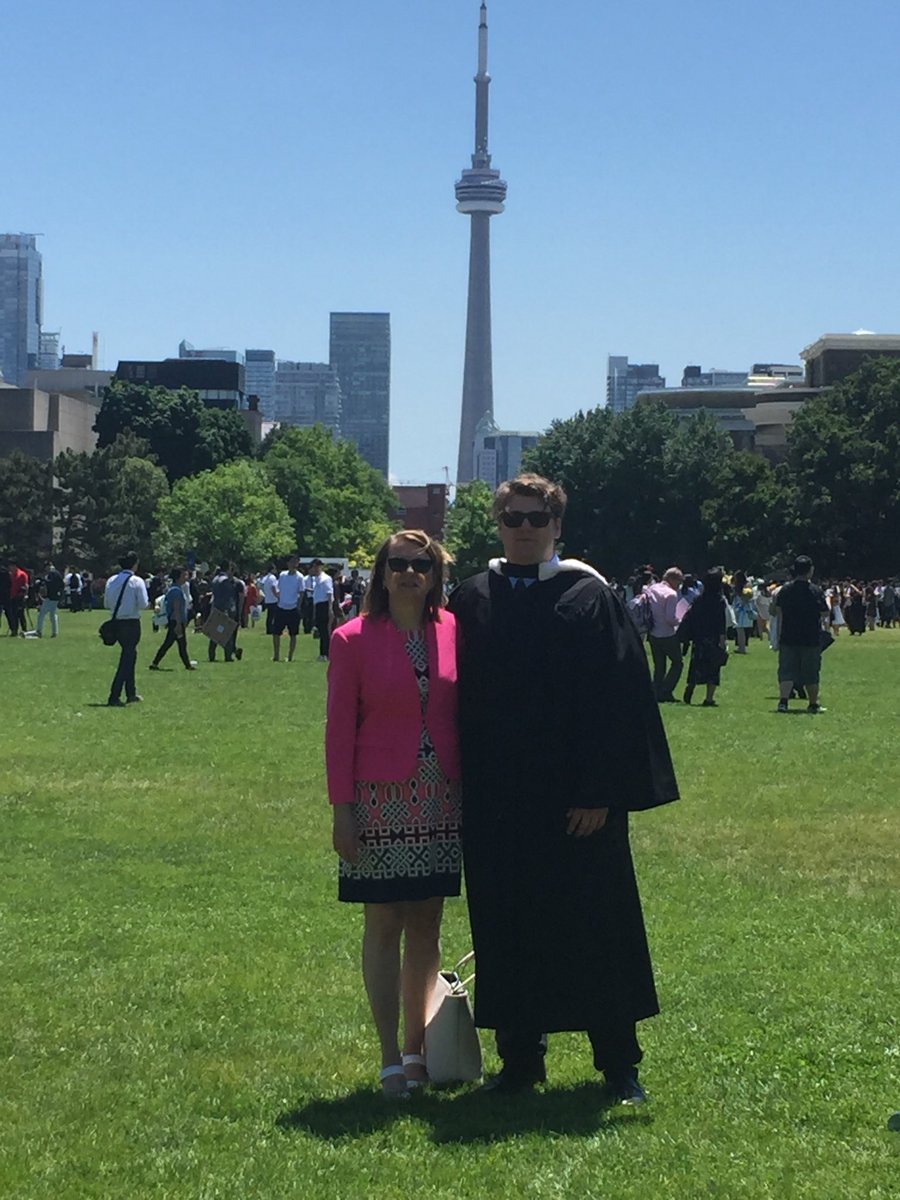 Guess which school Sam graduates from today. #UofTGrad18