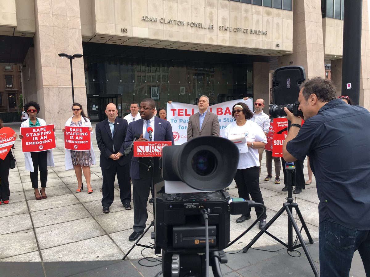 carlwelden42's tweet image. Today's gig: ENG camera &amp;amp; sound for New York State Nurses Association safe staffing press conference in Harlem. 
#sonyfs700 #electrovoice #re50 #sennheiserg3 #nursing #safestaffing #patientcare #nys #legislation @nynurses
 @Electro_Voice @SennheiserUSA @remote_audio @SonyProUSA