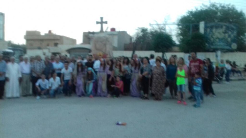 HSNB_'s tweet photo. Today 15 th June #HSNB and #SUTORO women participating in the #Sayfo #Syriac #Genocide Remembrance and Martyrs Day in #HSIJA #HASSAKE #SYRIA. https://t.co/X81IwBpzSB