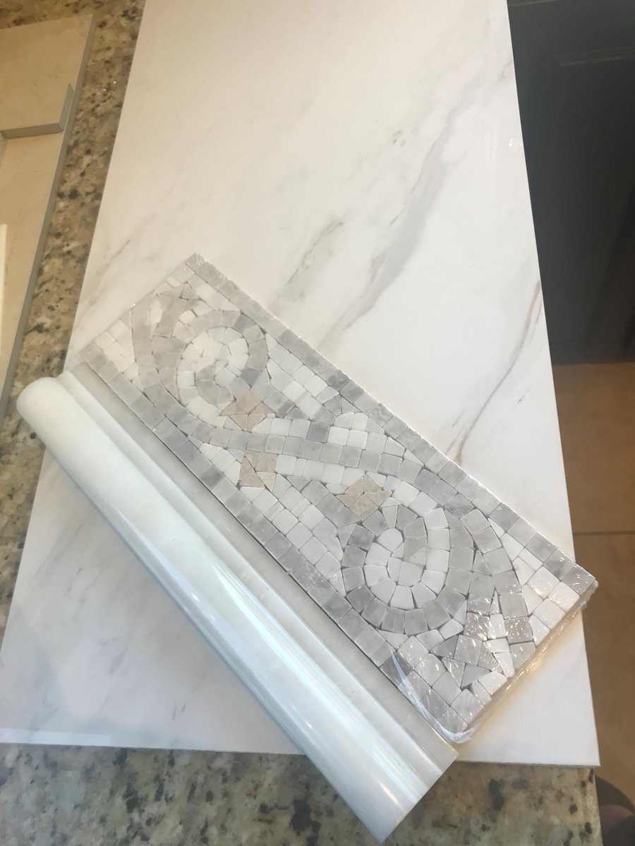 Selections is one of our favorite parts of the #renovation process! Look at this pretty combination of tiles our client chose today 😍 #bathreno
