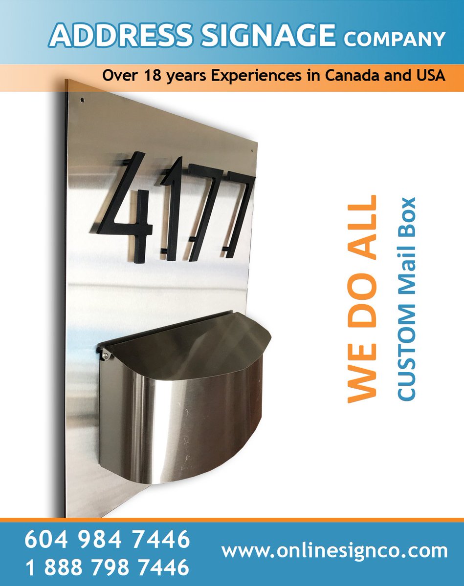 AdSignCo's tweet photo. WE DO ALL CUSTOM MAIL BOX &amp; SIGN
604 984 7446
https://t.co/QUlhR2aJ4t  
120 Pemberton Ave. North Vancouver, BC V7P 2R5
#sign #HomeDecor #builders #builder #construction #interiordesign #luxuryhome #luxuryhomes #Realtors #victoriabc #realestate #bchomegroup #realtor #vancouver https://t.co/79dQaFgCSk