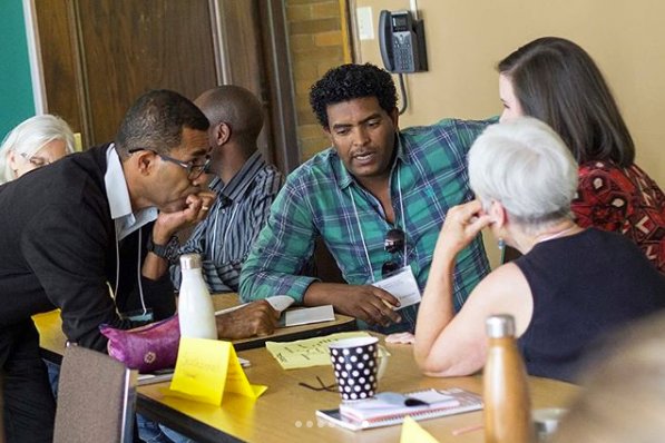 CMU_Alumni's tweet photo. The first week of #2018CSOP is almost over. The last few days have flown by with an incredibly engaged group of peacebuilders from around world! #iamapeacebuilder #whatapeacebuilderlookslike https://t.co/jpgoRfNcI9